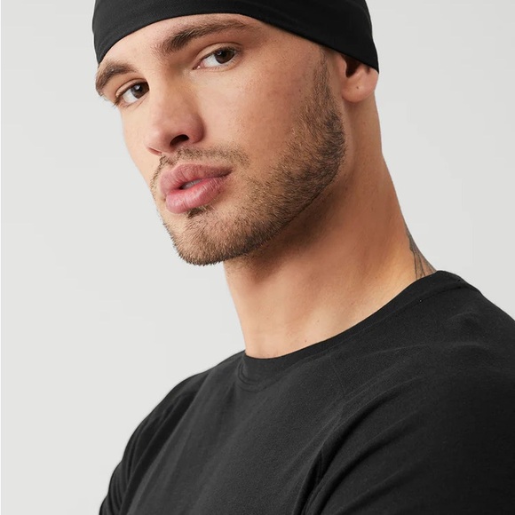 NWT Alo Performance Conquer Headband Black - Picture 3 of 4